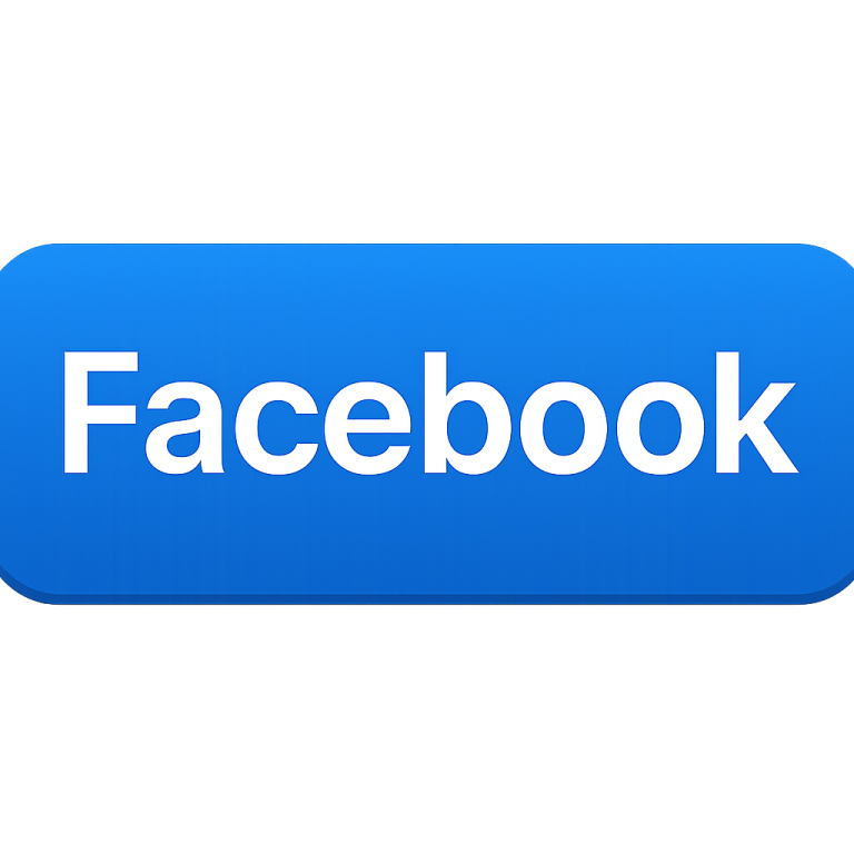 Blaues Facebook-Logo mit weißem Schriftzug.